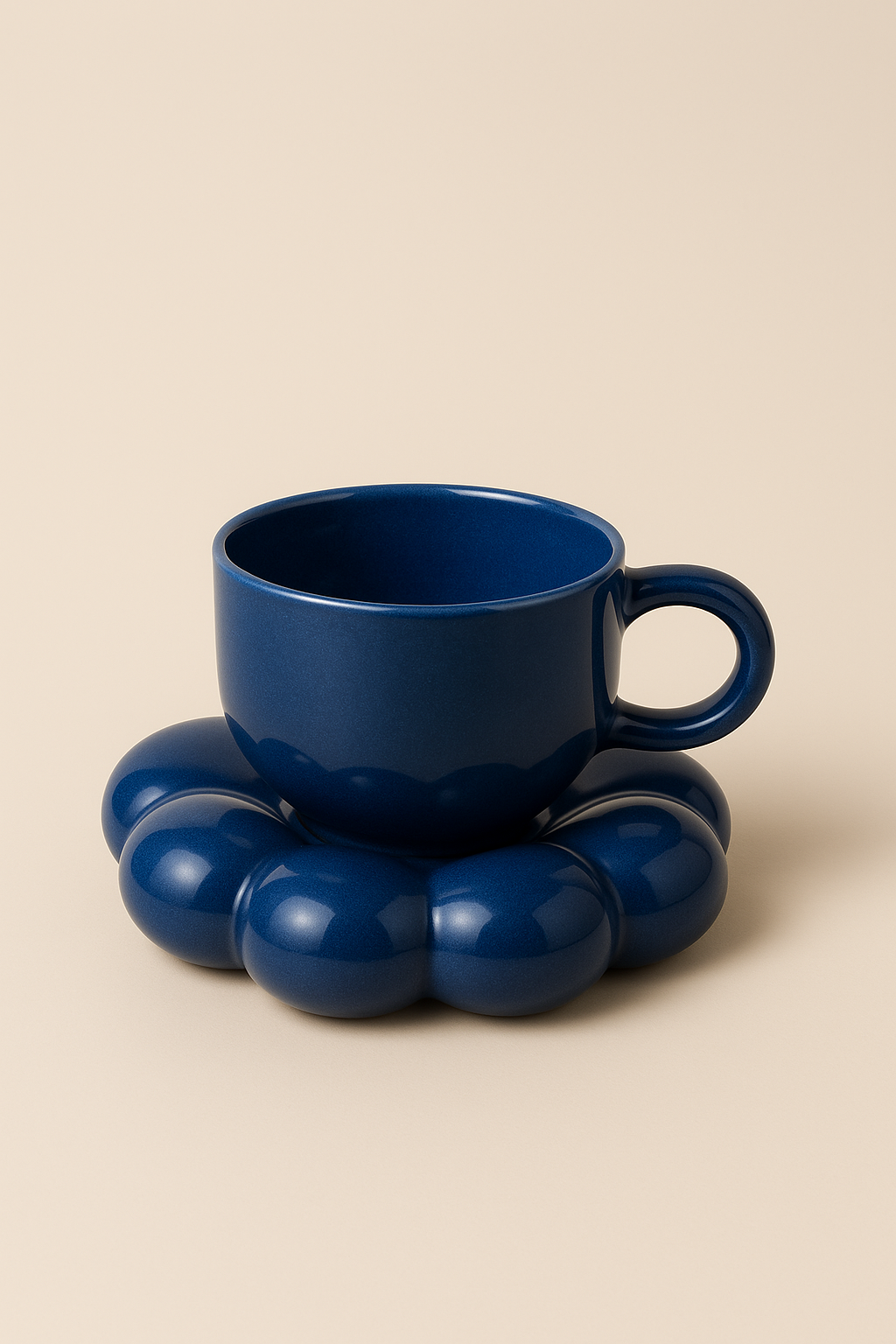 Azure Bloom Coffee Set of 2