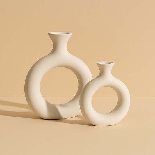 Luna Loop Vases – Set of Two